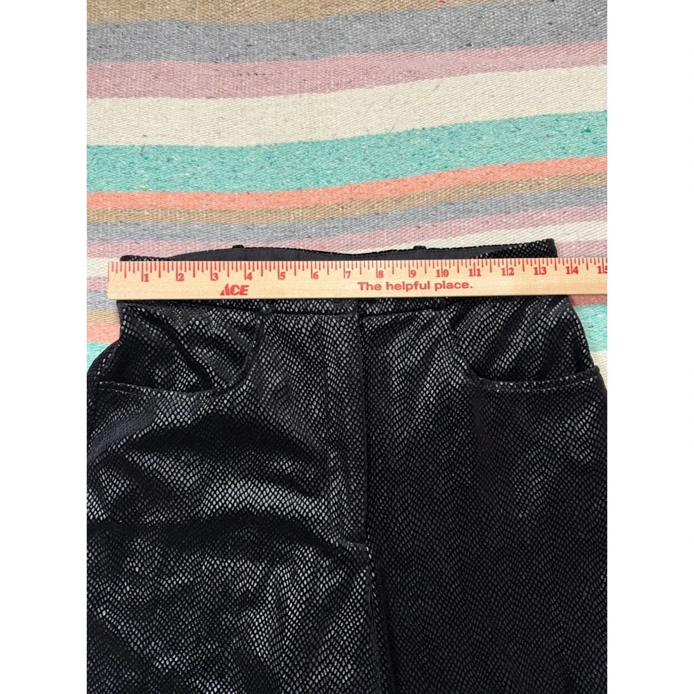 Vintage 90s Joseph‎ Ribkoff Velour Snake Print Pants – Size 10